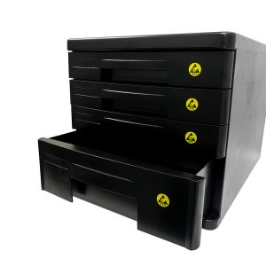 Anti Static Plastic Drawer Filing Cabinet Desktop Storage Drawer
