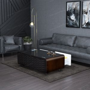 130L Coffee Table with Smart Touch Control Music and 110220 Voltage Compatibilit