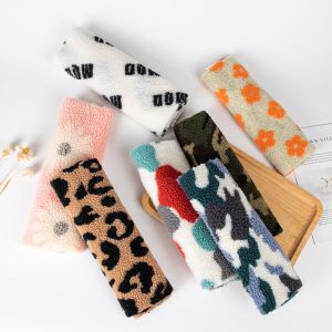 Soft Lamb Borg Sherpa Lining Sherpa Fleece Jacket with Customized Jacquard