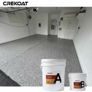 Resist Yellowing Epoxy Flake Floor Coating For Residential And Commercial Spaces