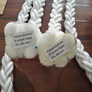 8 Strand Braided Polypropylene Rope 50mm 200mm PP Ropes