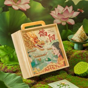 Custom Festival Wooden Boxes Storage Box Gift Box