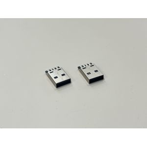 High-Durability USB 2.0 AM Connector – Integrated Solder-Type Black Housing Gold