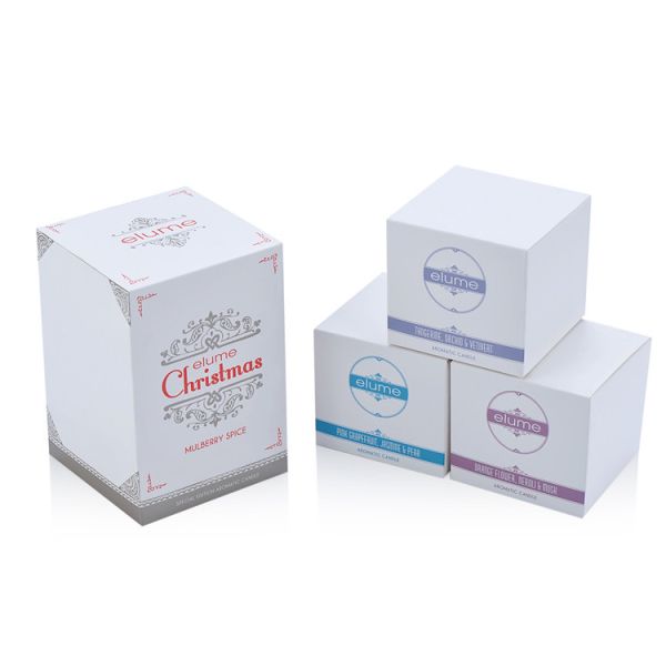 Foiled Paper Perfume Packaging Box Cosmetic Gift Carton CMYK Printing Debossing