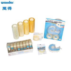 Super Clear BOPP Stationery Tape For Gift Wrapping and Artwork Framing