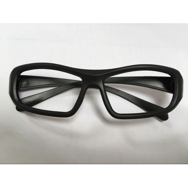 Quality Disposable Cinema 3D Glasses  Linear Polarized Black ABS Plastic Frame wholesale