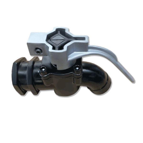 Cast Iron Brake Angle Cock Train Casting Angle Cock Handlebars Turned to Right