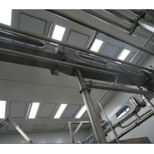 High-Speed Bottle Cap Washing Machine for 60,000 BPH Bottled Water Production