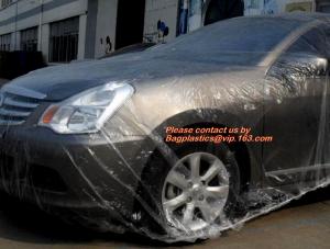 Cheap PE car cover, plastic car cover, HDPE plastic overspray protective car cover, Decorative Film for sale