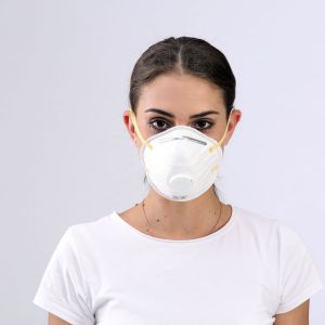 Cheap Customized Disposable Dust Mask , FFP1/ FFP2 Cup Mask With Valve for sale