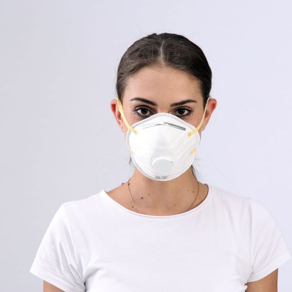 Quality Cup Shape Disposable Dust Mask , FFP1/ FFP2 Cup Mask With Valve wholesale