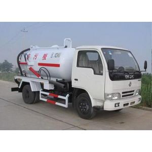 6.5L Energy Saving Special Purpose Vehicles , Suction Truck For Noncorrosive Mucus Liquid