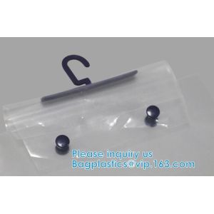 Cheap Hooking Bag For Clothing Pouch With Slide Or Self Sealing Zipper, Bag For Swimwear Bag With Hook for sale