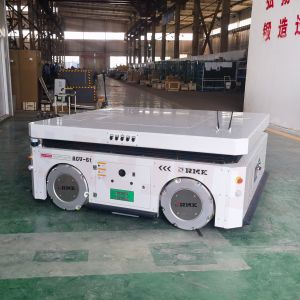 Cheap Hybrid Navigation AGV Automated Handling Cart Omnidirectional Mobile Transfer Cart for sale