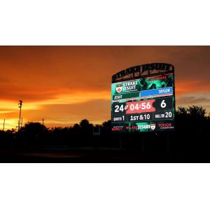Outdoor Waterproof Full Color P10 SMD Football Stadium Perimeter LED Display