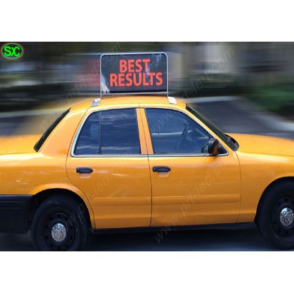 P5 Full Color Car LED Sign Display video taxi roof led sign for car