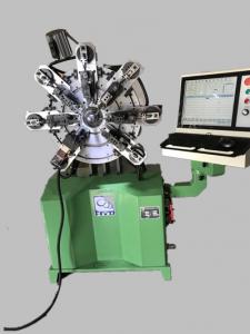 Cheap Ten Axes Computerized Torsion Spring Machine , CNC Spring Forming Machine  for sale