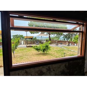 Fangde Customized Size Fold up Glass Manual Aluminium Folding Window