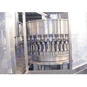 Precision Carbonated Drinks Filling Machine / Soda Bottling Equipment