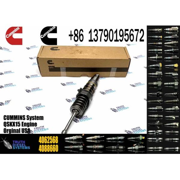 4062568 QSK15 Diesel Engine Common Rail Fuel Injector 4914537 3973059 3975929