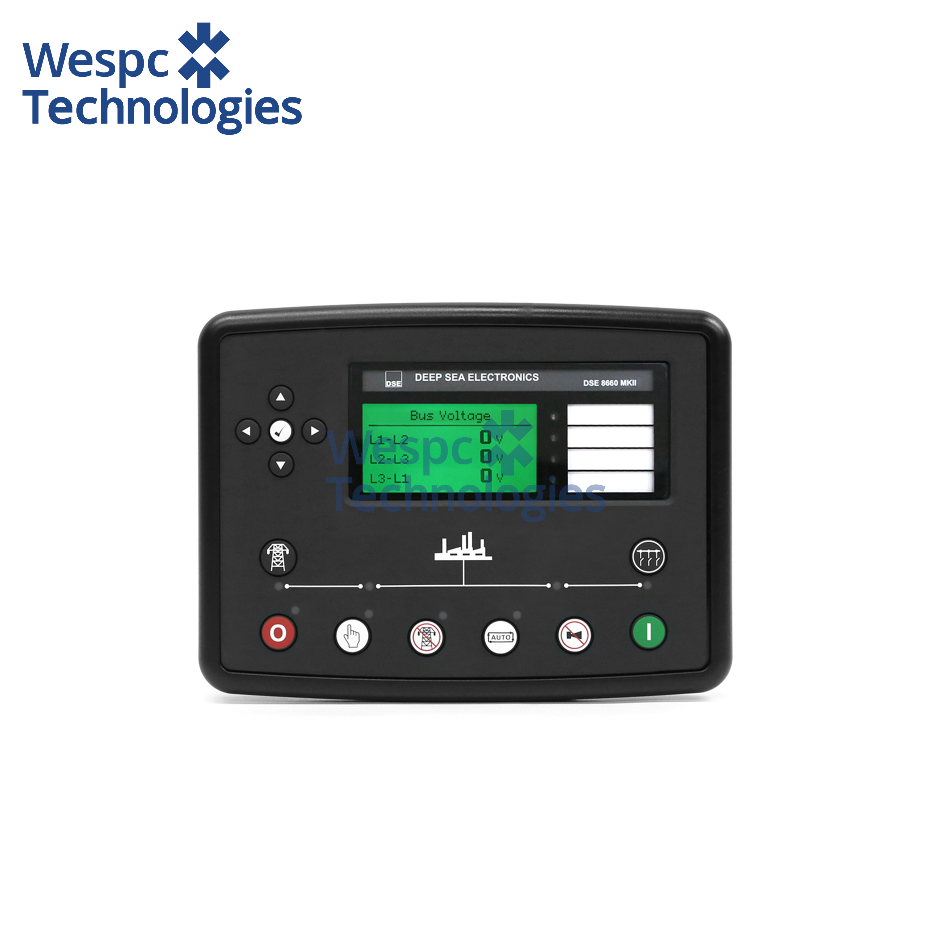 Cheap WESPC Original DSE8660 MKII Auto Transfer Switch &amp; Mains (Utility) Control Module for sale