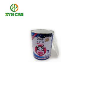 Metal Tin Can Luxray 900g Safety Packaging Easy Tear Top Lids Customized Shape