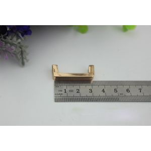 Metal fitting bag hardware 25 mm inner size gunmetal color zinc alloy arch