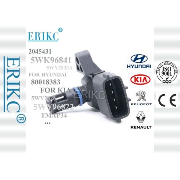 Quality MAP Manifold Absolute Fuel Pressure Sensor / Bosch Rail Pressure Sensor  5WK96841 wholesale