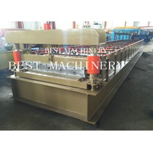 Roofing Cladding Sheet Making Machine / Cold Roll Forming Machine Easy Operate