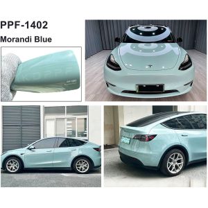 Morandi Blue Scratch Resistant Color Changing PPF for Car Paint Protection