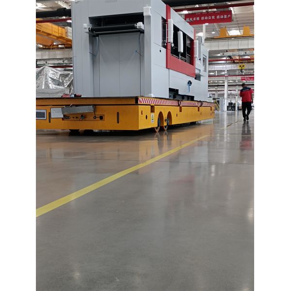 Made in China anti-explosion 20ton automatic heavy duty material handling equipment electric flat cart tool trolley cart