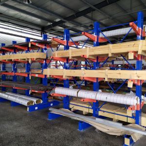 Single Arm 100kg-1000kg Heavy Duty Warehouse Cantilever Racks Industrial