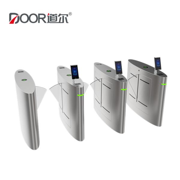 Quality 3 Ways 600mm Automatic Flap Barrier Turnstile Gate With Face Recognition Terminal wholesale