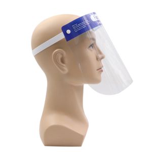Full Face Splash Face Shield , Protective Face Shield Pet Film Single Use