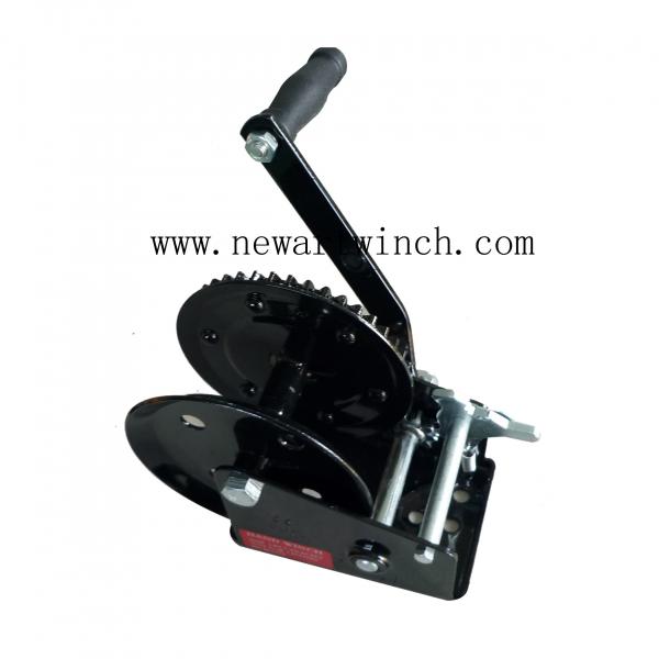 Quality 1200lbs Power Coated Black Lifting Hand Winch For Sale, Cheap Winch wholesale