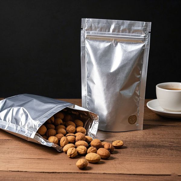 Quality Airtight & Reusable Aluminum Foil Pouches with Zipper Lock for Coffee, Snacks, Nuts | FDA Approved BPA-Free & Custom Printing wholesale