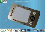 Custom Control Panel Overlay FPC Membrane Switch Touch Sense Panel Metallic