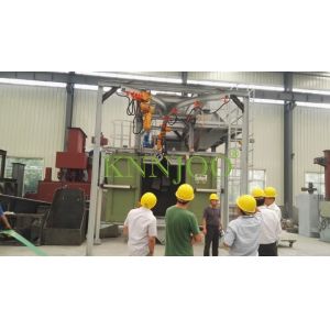 Cr27% Automatic Shot Blaster for Fragile Irregularly Shaped Workpieces Cleaning