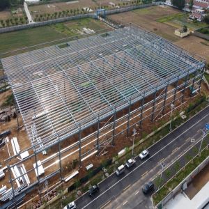 Prefab Steel Structure Warehouse Q235B Q355B with 50-Year Lifespan