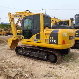 Used Komatsu PC110 Hydraulic Crawler Excavator 11 Ton with and 0.48M³ Bucket