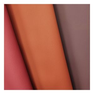 High Quality Eco Friendly Synthetic Faux Pvc Pinhole Pattern Leather Fabric for