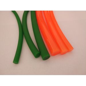 Wear Resistant Polyurethane Drive Belts PU Polyurethane Round Cord With Green