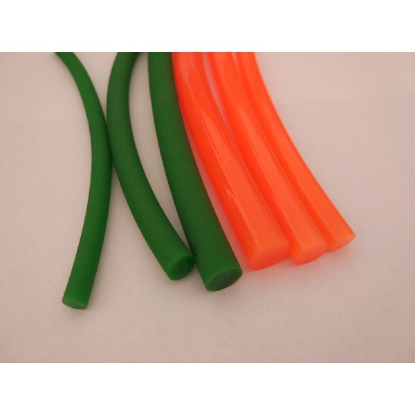 Wear Resistant Polyurethane Drive Belts PU Polyurethane Round Cord With Green