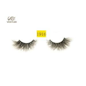 China Fan Shaped Thick 21mm Dramatic False Eyelashes on sale