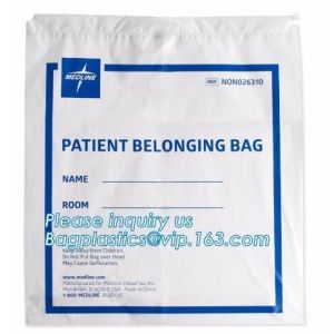 Biodegradable draw string pe bag logo printed poly pouch drawstring bags