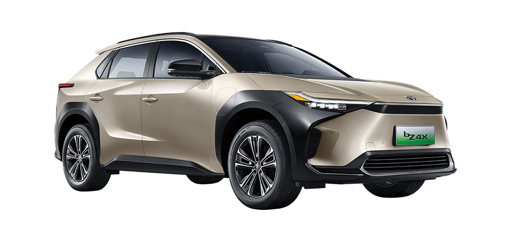 Hot selling Medium SUV electric car TOYOTA bZ4X with reversing camera high speed 160km/h FWD vehicle 18 inches tires in stock