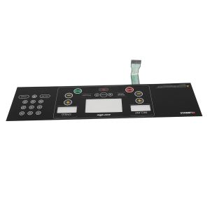 One Key Flexible Membrane Switch Control Panel With LED Light / Silk Screen