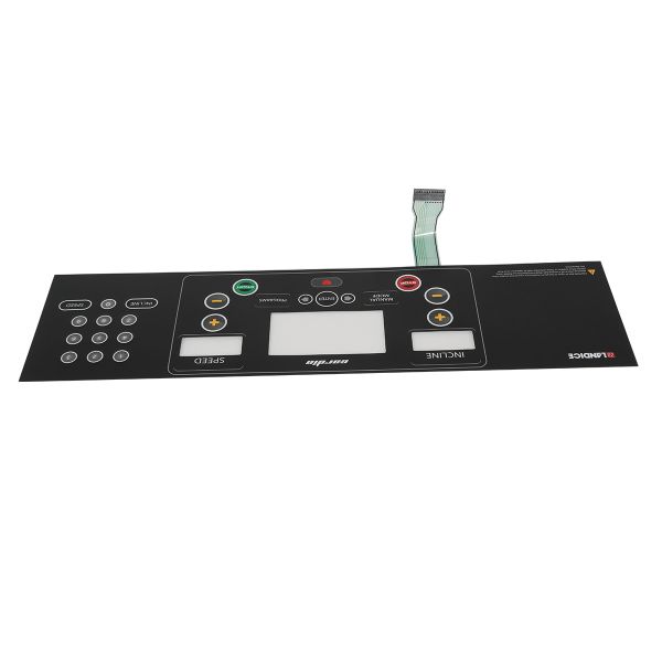 One Key Flexible Membrane Switch Control Panel With LED Light / Silk Screen