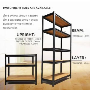 Metallic Angle Steel Rack Room Bookshelf Household Display Shelf