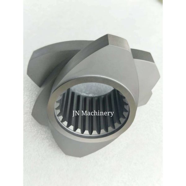 Quality CNC Maching 41CrAlMo7 38CrMoAla Double Screw Extruder Machine Screw Segments wholesale